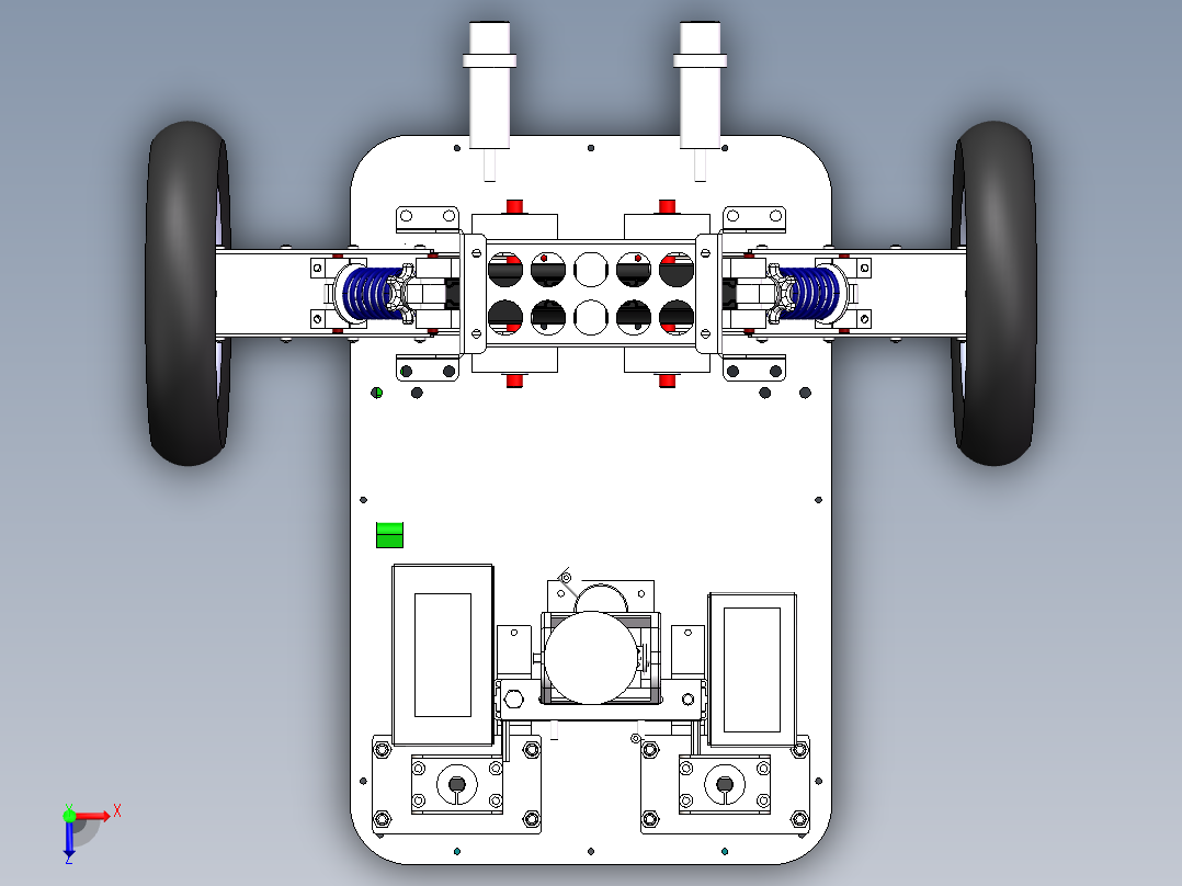 巡检机器人-3D(1)俯视图