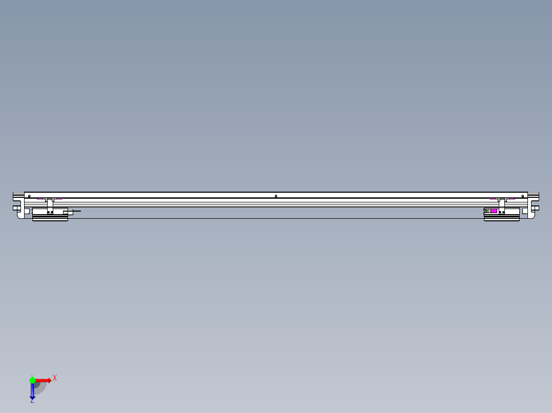 威洛博VL系列3d模型模组2VL17E1Y-S1250俯视图