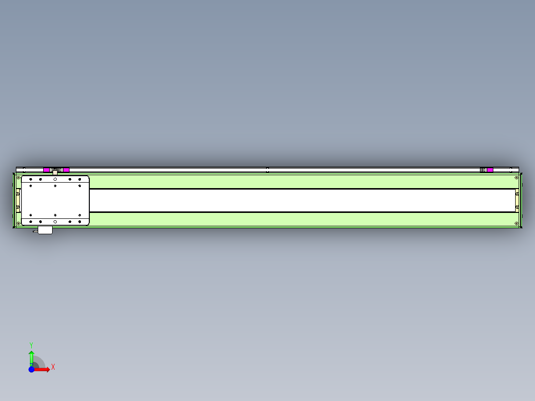 威洛博LC系列3d模型模组LC17E2Y-S1300前视图