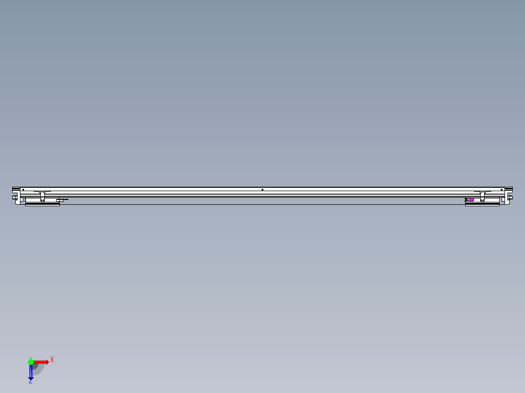 威洛博VL系列直线电机模组-2VL17E2-S1850俯视图