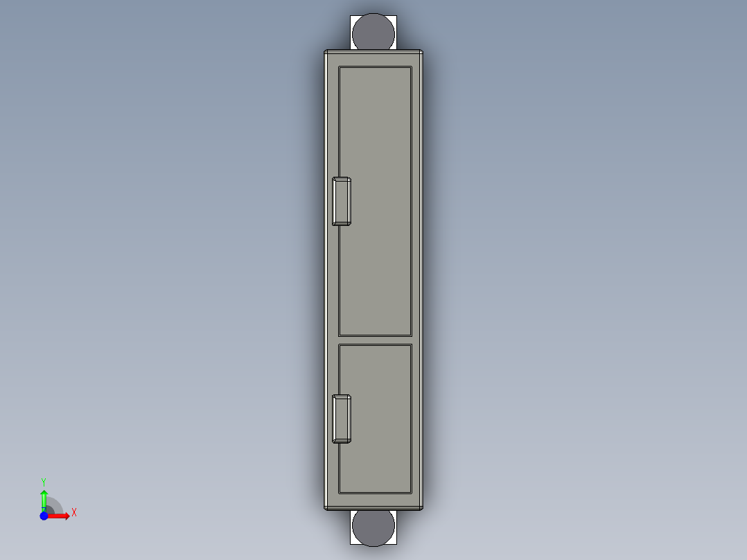 基恩士VT2-D2_kc图纸模型前视图