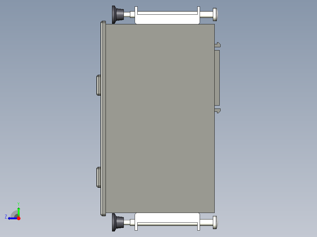基恩士VT2-D2_kc图纸模型右视图