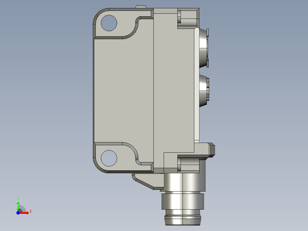 基恩士PZ-G61C_62C_kc图纸模型前视图
