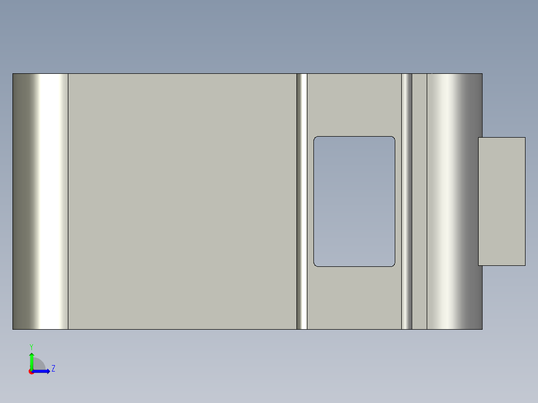 基恩士LV-L01_kc图纸模型左视图