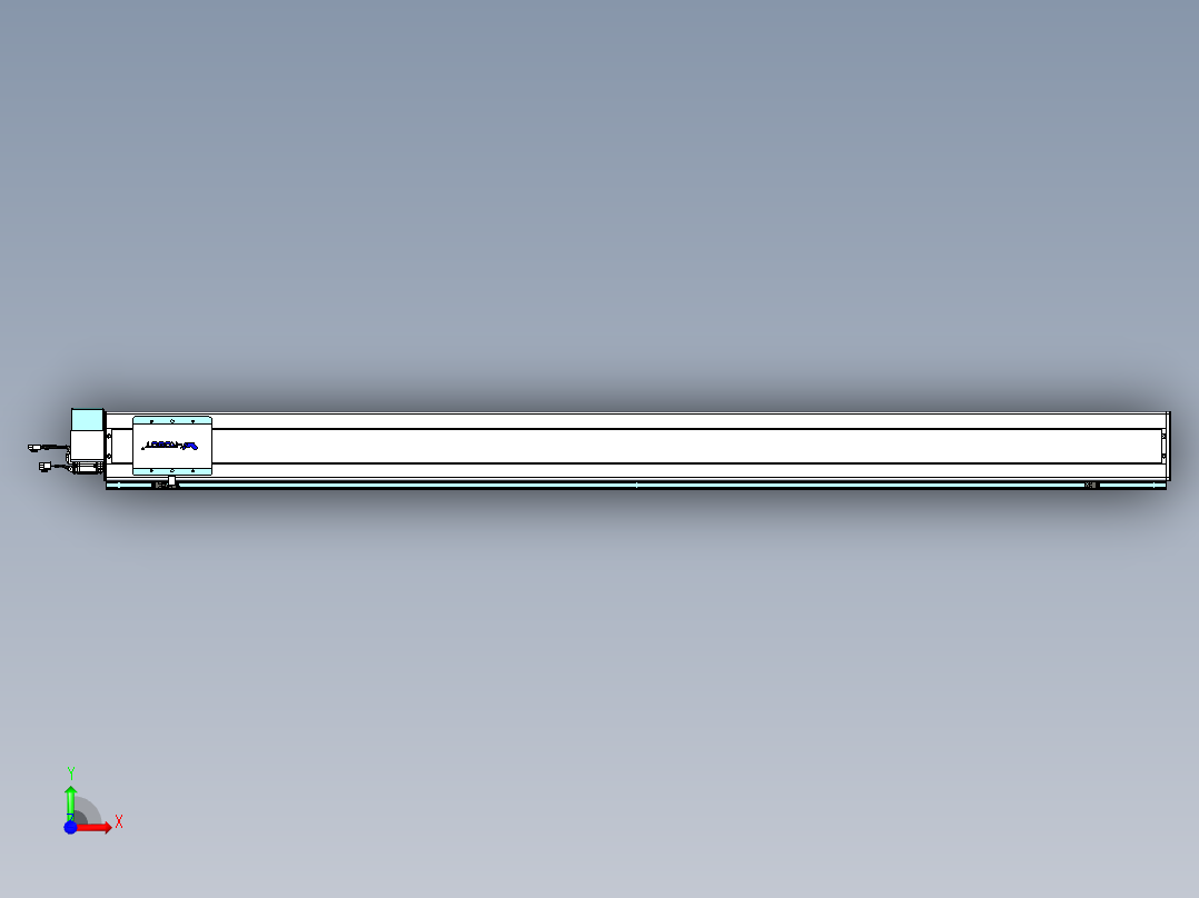威洛博VBC同步带传动一无尘环境VBC14-L45-S1850-BRD-ZP40-C3前视图