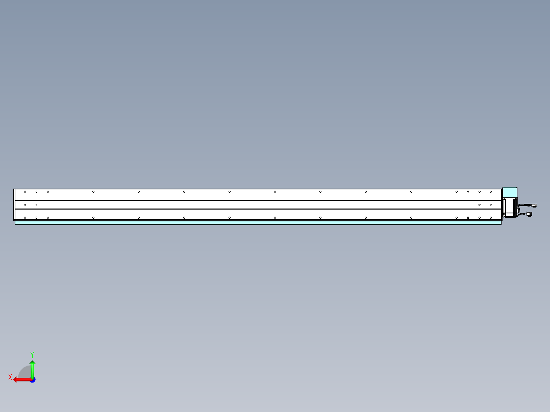 威洛博VBC同步带传动一无尘环境VBC14-L45-S1850-BRD-ZP40-C3后视图