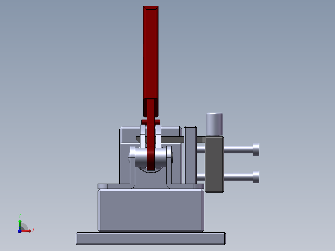 皮套组装夹具前视图