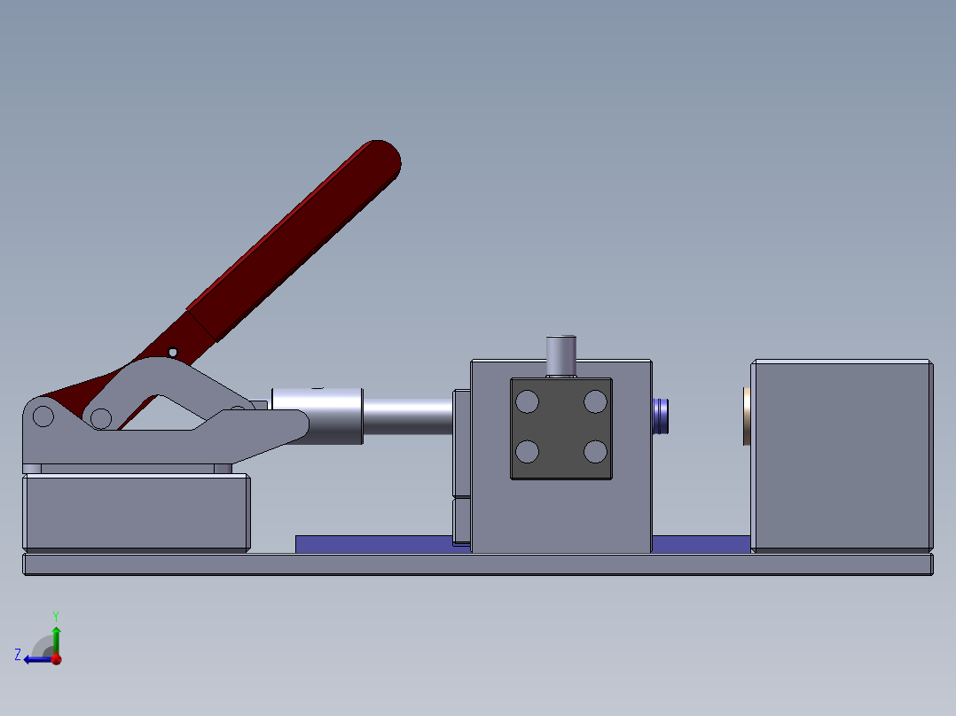 皮套组装夹具右视图
