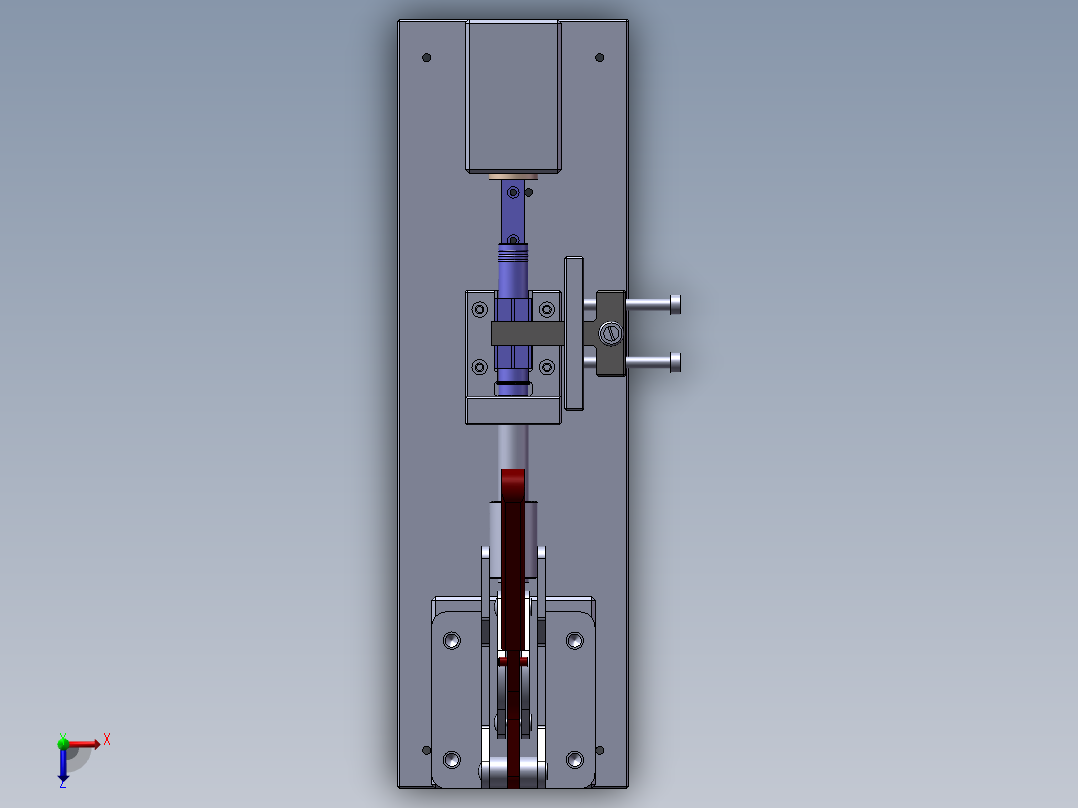 皮套组装夹具俯视图