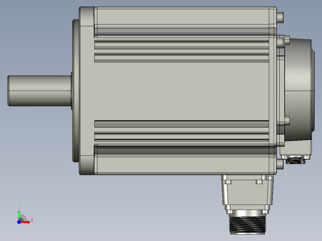 电机MS6G-130CM15B2-42P3前视图