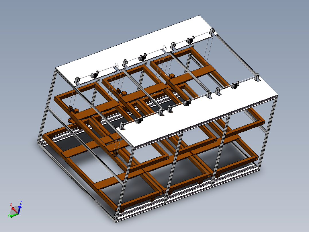Q418-立体车库机械系统中推拉机构的结构设计【三维SolidWorks】