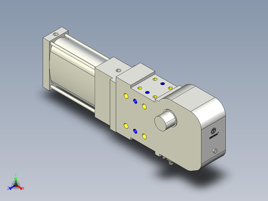 德克斯TUNKERS气缸数模KS_80_2_A00_T12_060GRAD