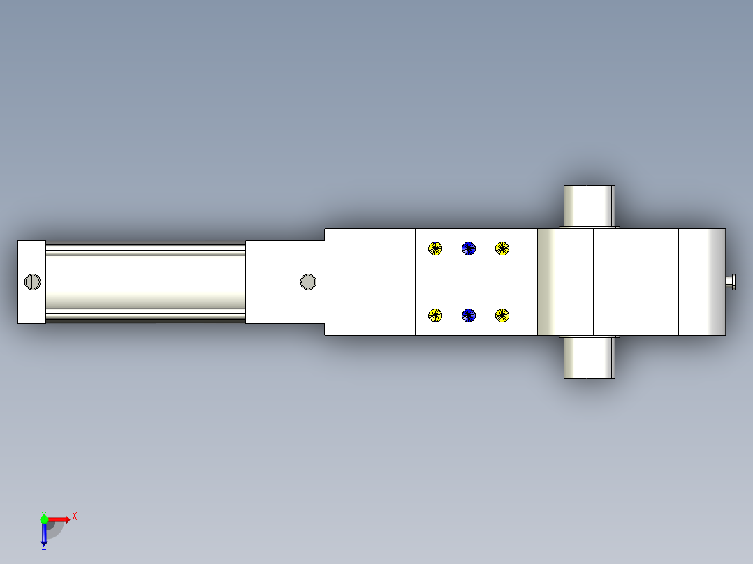 德克斯TUNKERS气缸数模KS_80_2_A00_T12_060GRAD俯视图