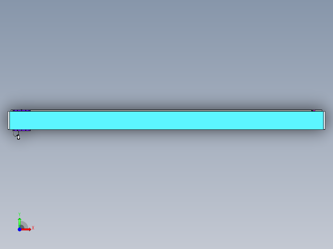威洛博VL系列直线电机模组-VL22H3-S3500前视图