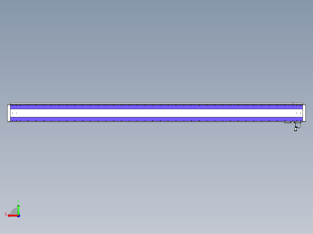 威洛博VL系列直线电机模组-VL22H3-S3500后视图