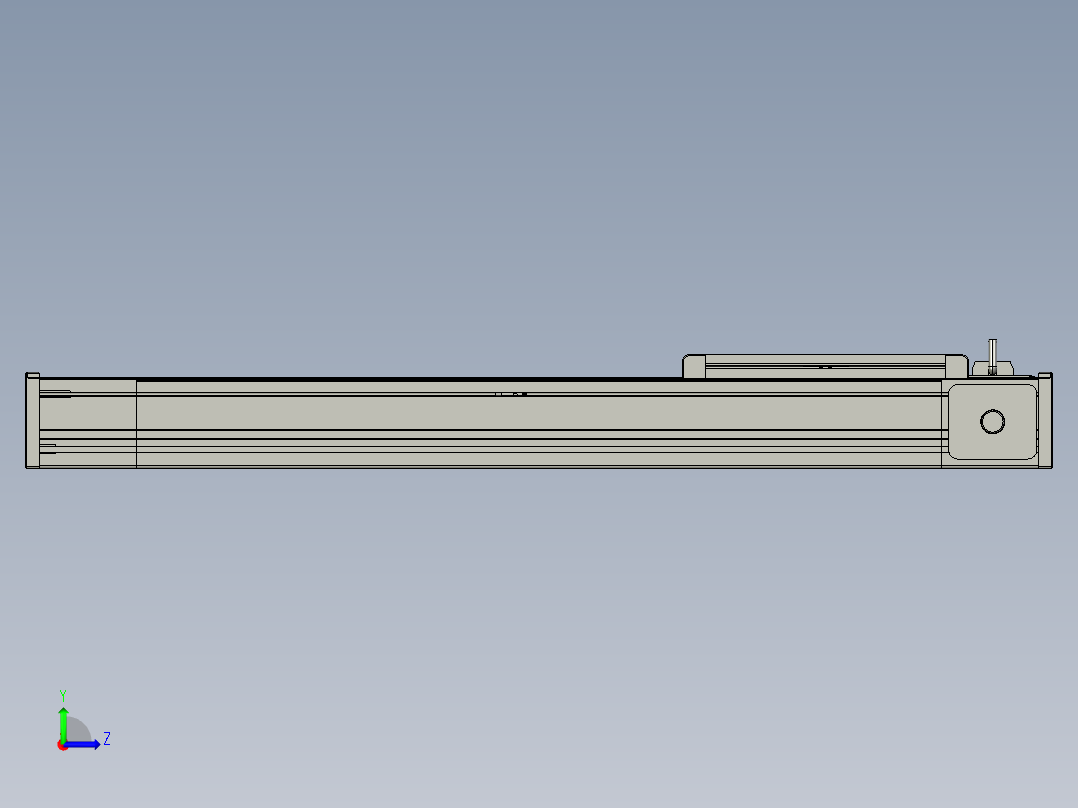 欧规系列-LB8-L150-S500-BL-ZP75-C3左视图