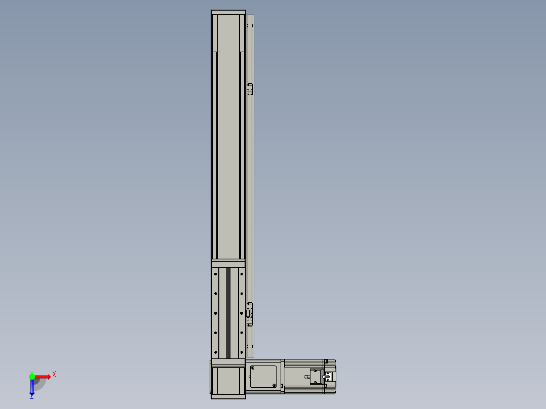 欧规系列-LB8-L150-S500-BL-ZP75-C3俯视图