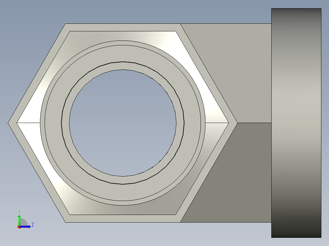 卡套式工业通用硬管接头16_obu-s左视图