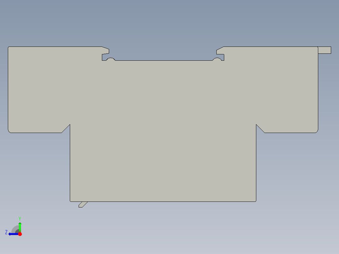 基恩士KL-4AD_kc图纸模型右视图