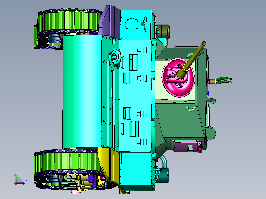 美国轻型坦克M3斯图尔特左视图
