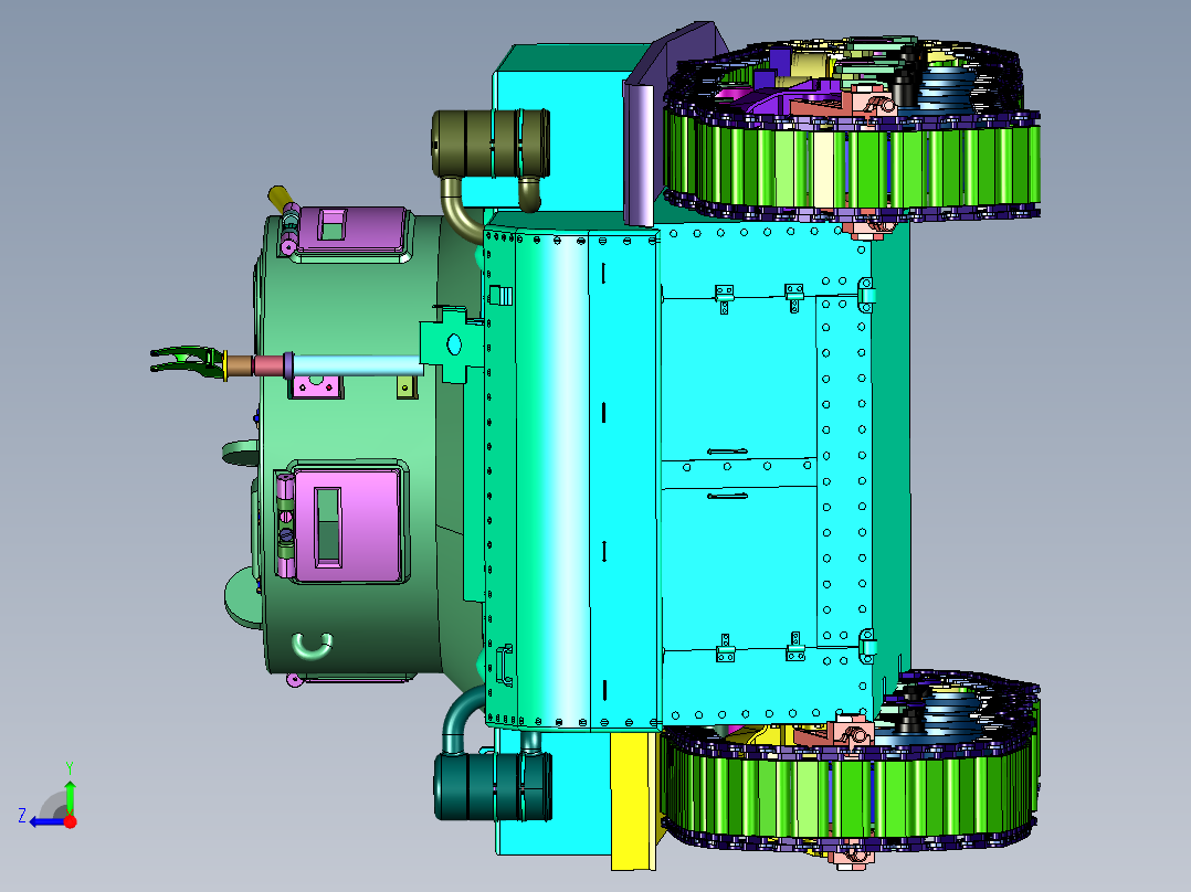 美国轻型坦克M3斯图尔特右视图
