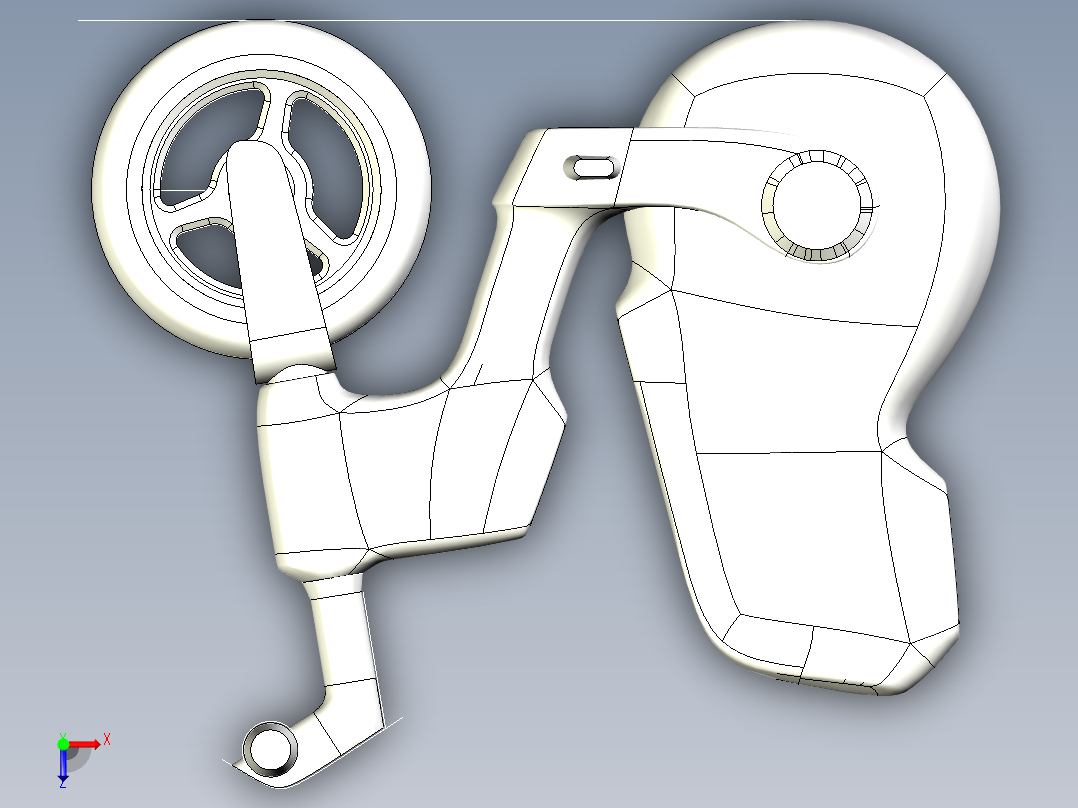 电动车模型俯视图