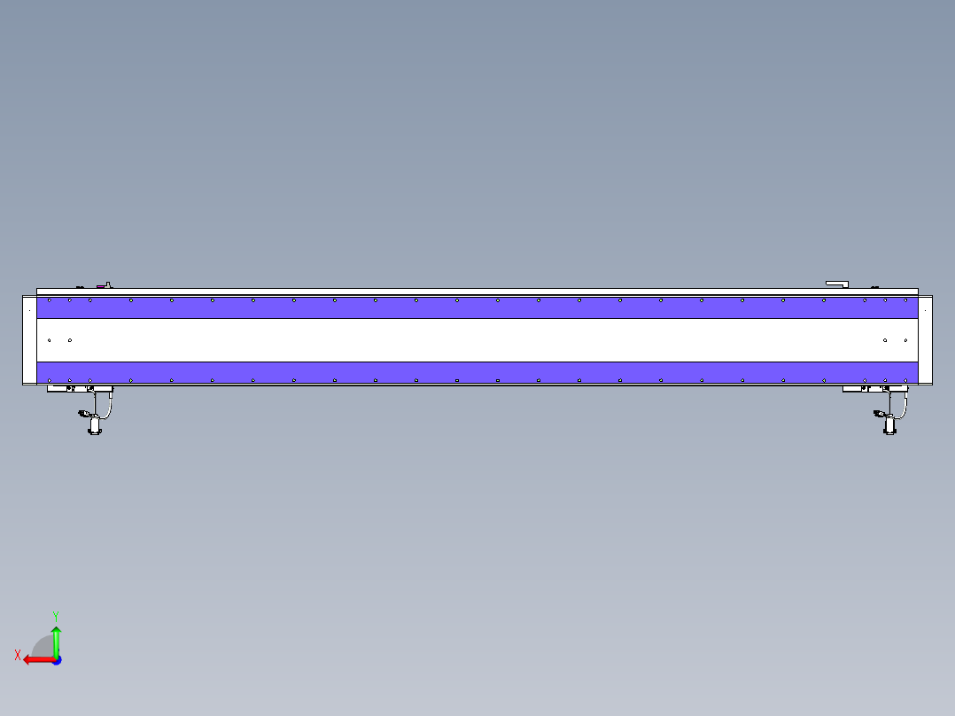 威洛博VL系列直线电机模组-2VL22H2-S1750后视图
