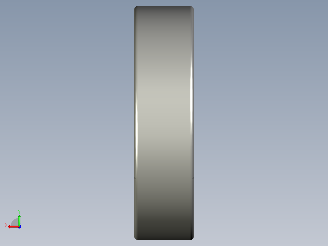 深沟球轴承6406后视图