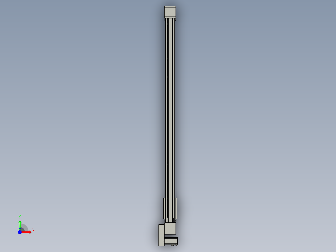 欧规系列-GB8-L96-S1500-BL-P40-MS3前视图