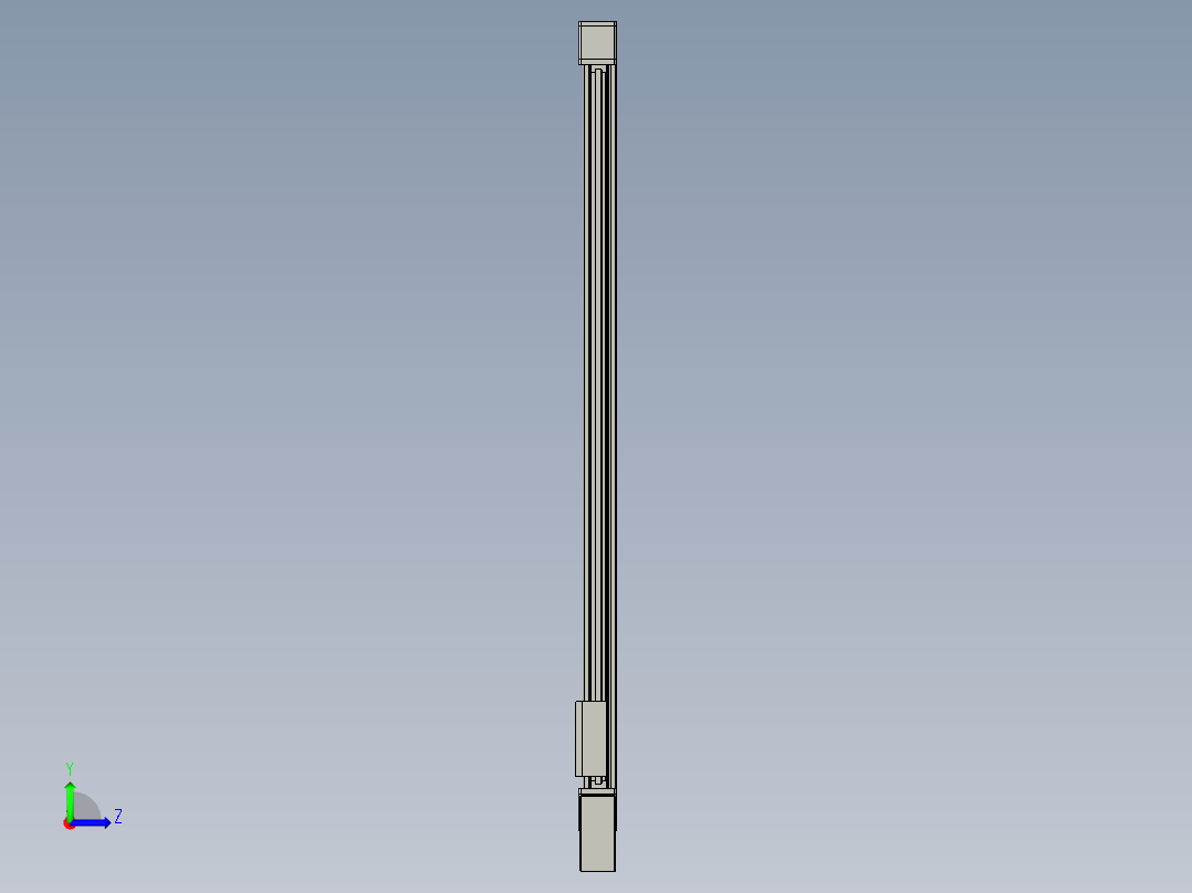 欧规系列-GB8-L96-S1500-BL-P40-MS3左视图