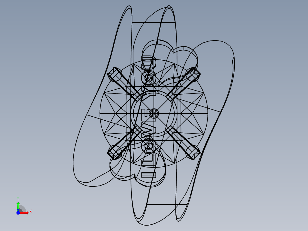 Solidworks钻戒模型前视图