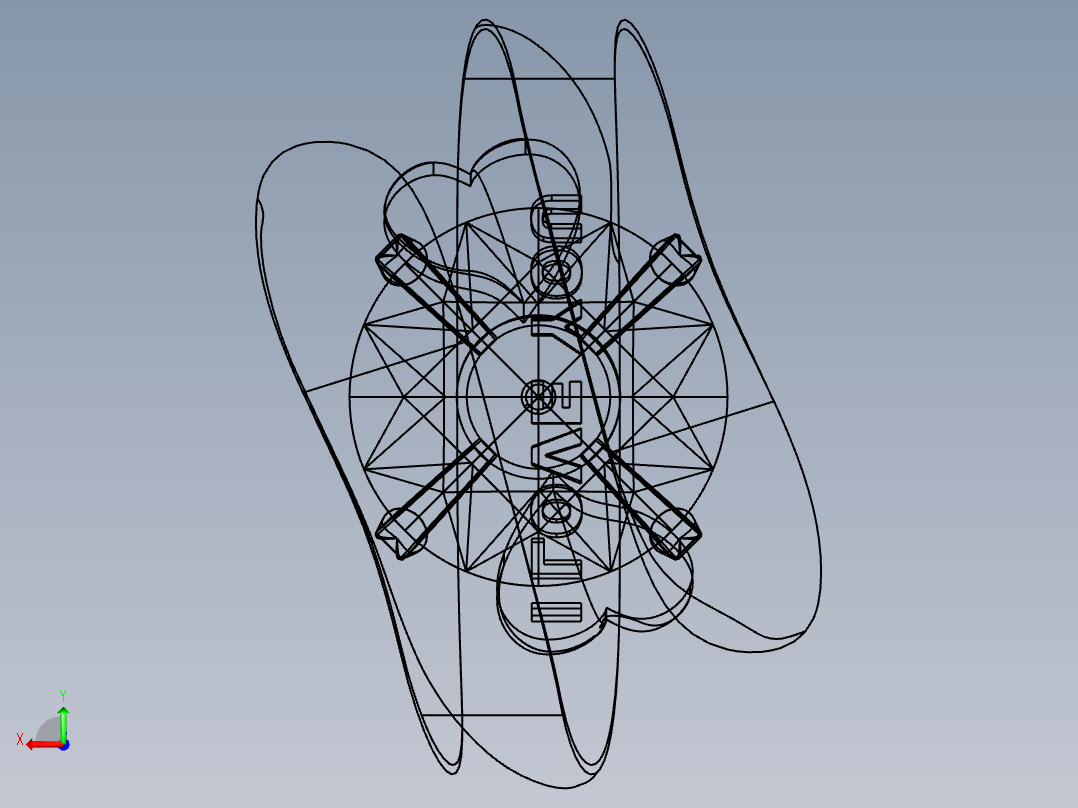 Solidworks钻戒模型后视图