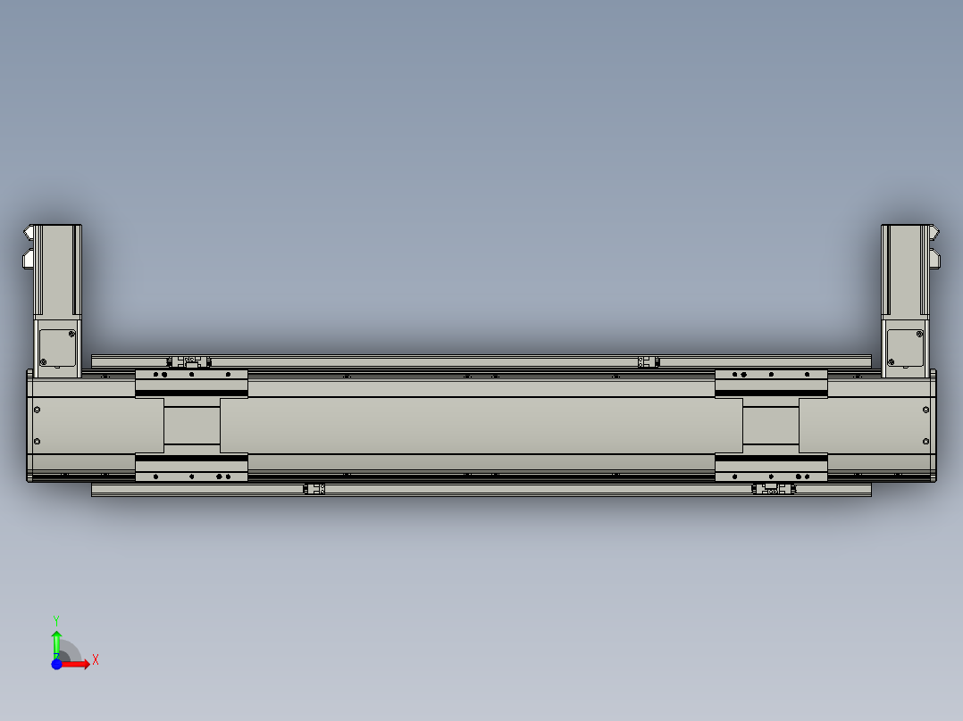 威洛博双电机滑台-VBF14S2-L100-S550-BLR-P40-C6前视图