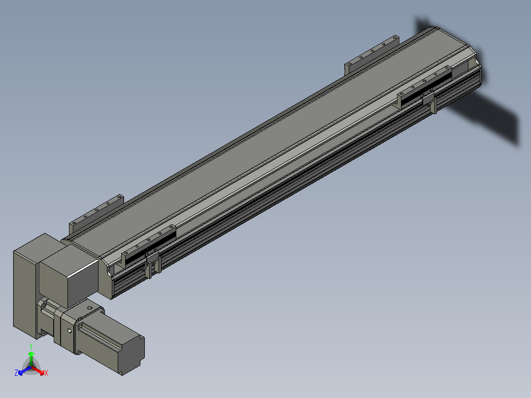 直线模组LHB17-L40-S800-LD设计图纸