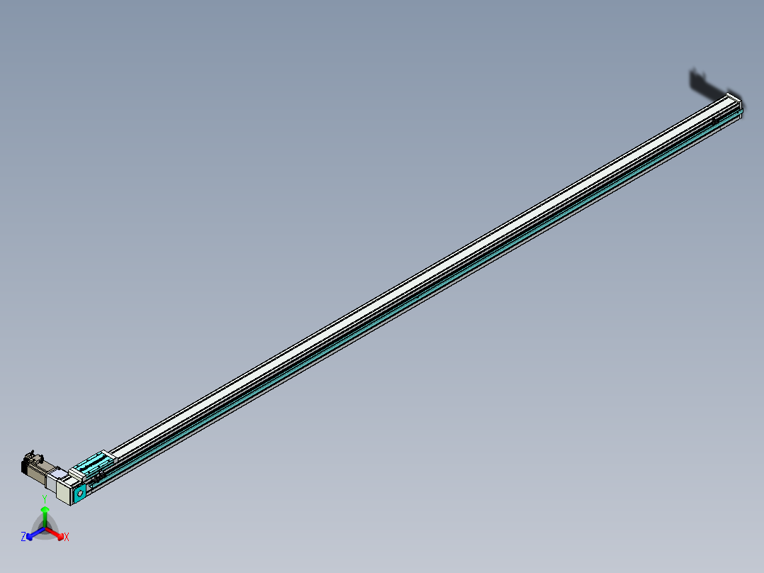 欧规系列-LB6A-L130-S2800-BR-ZP40-C3正等轴测图