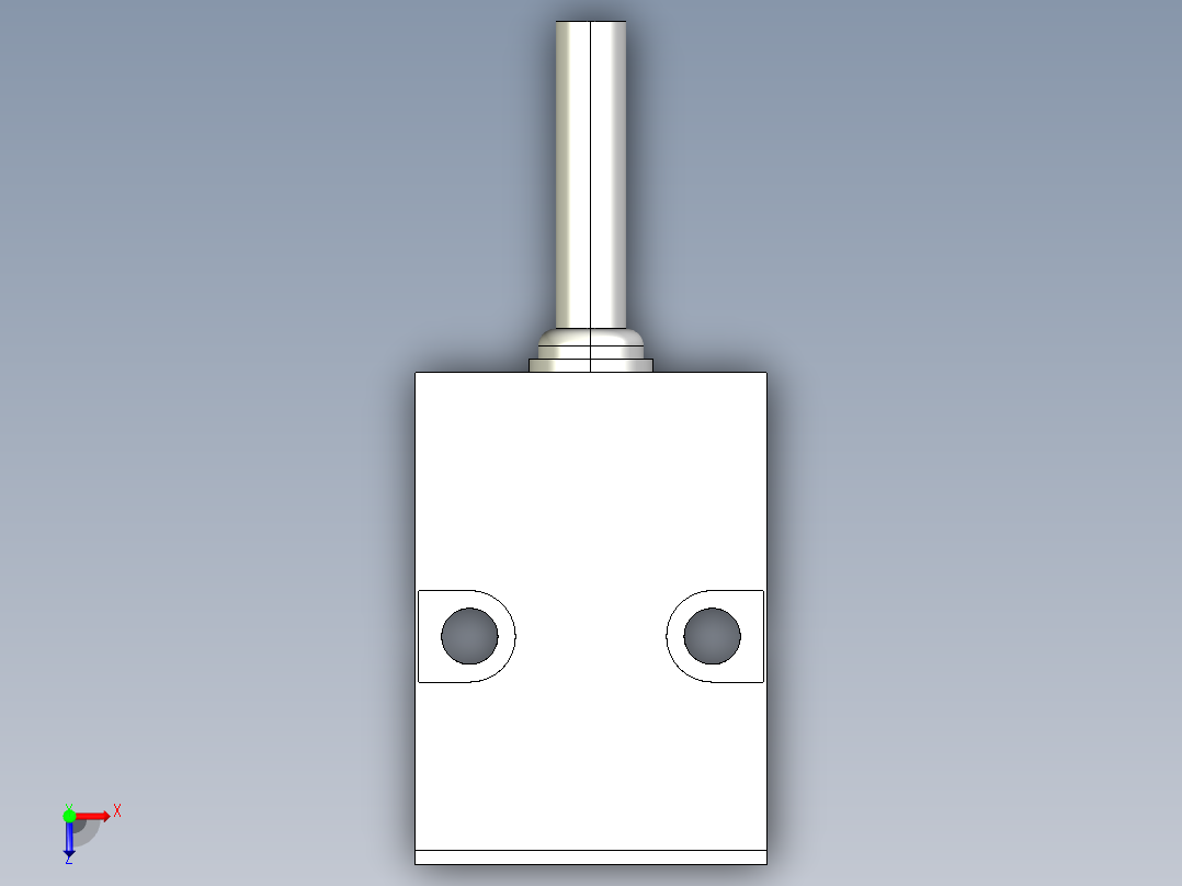 基恩士LX2-12R_kc图纸模型俯视图