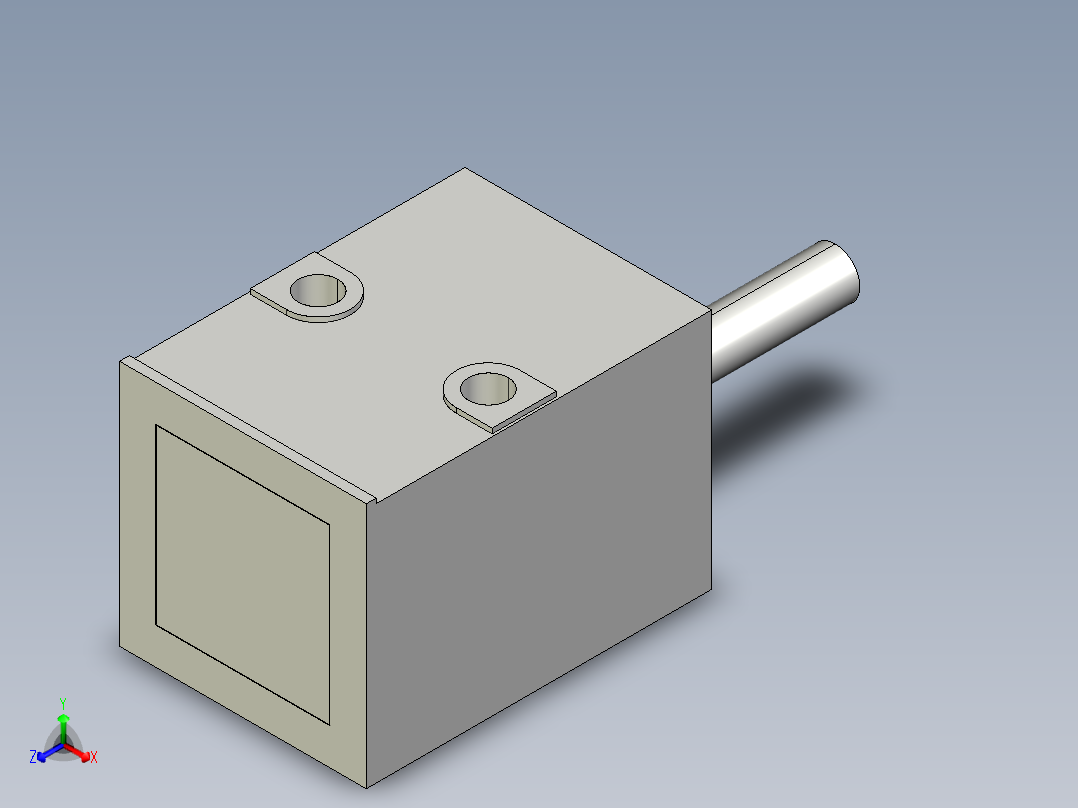 基恩士LX2-12R_kc图纸模型正等轴测图