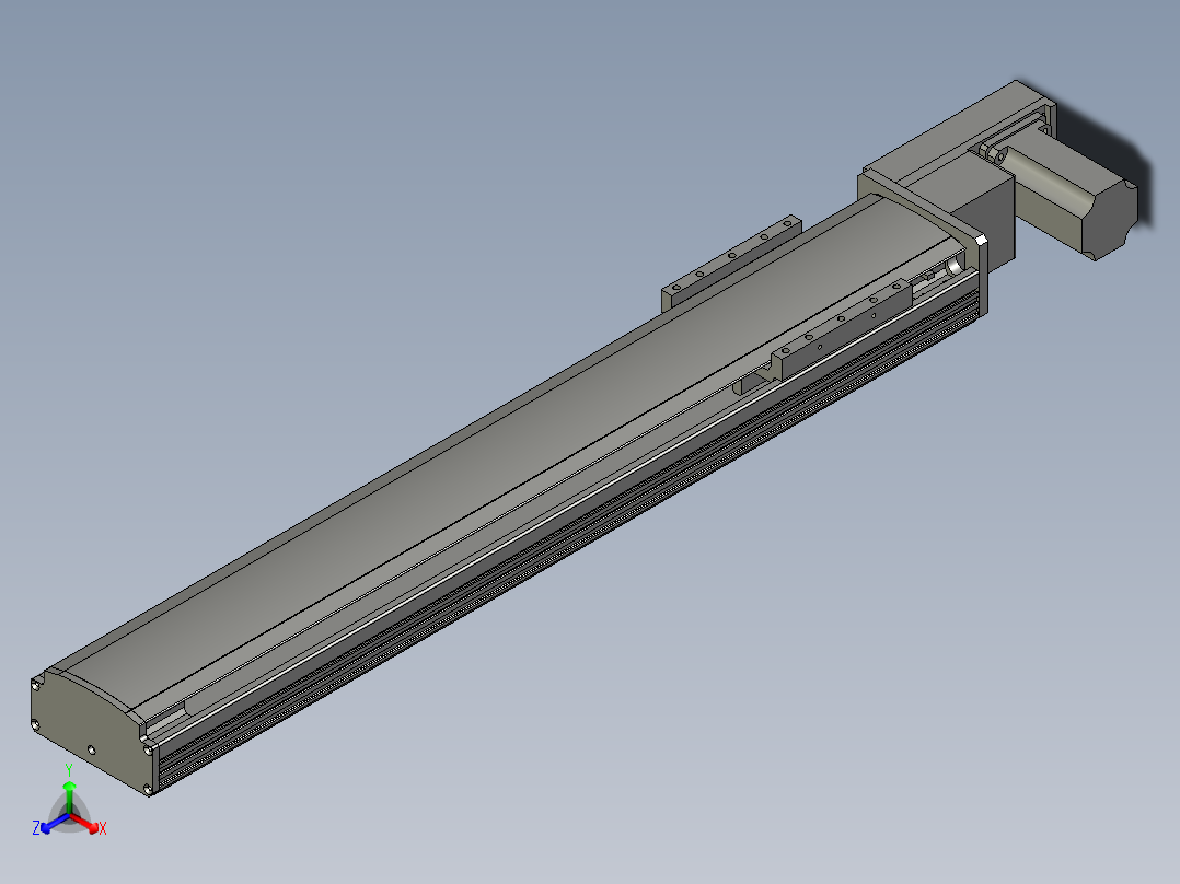 CCTL模组同步带-TL135B-BR-600正等轴测图