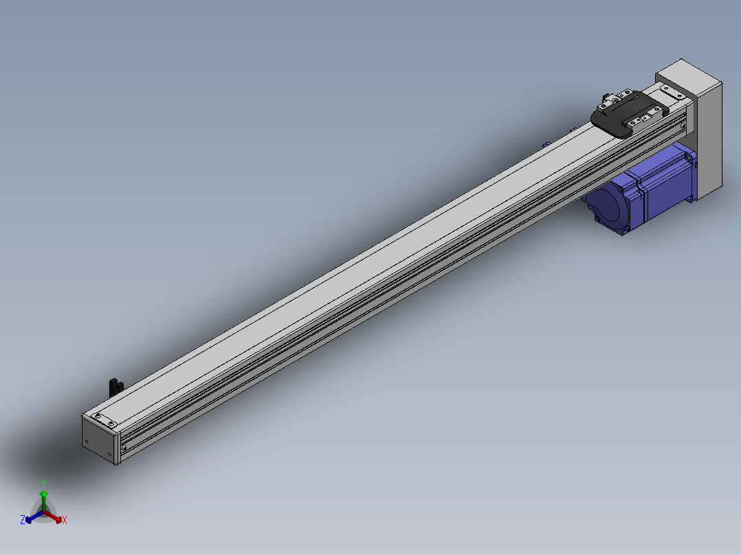 精密模组MY50-T10-700L-BM-P20B-C4-C正等轴测图