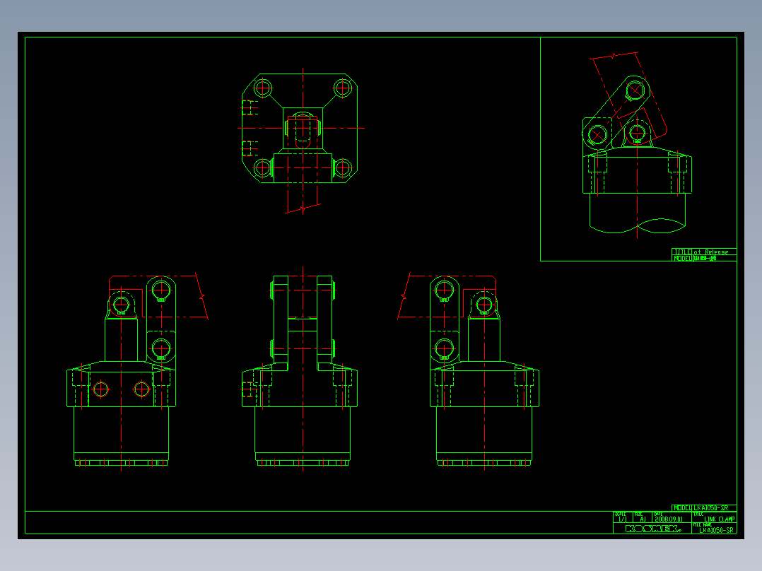 KOSMEKLKA1050-SR多系列多零件图纸模型