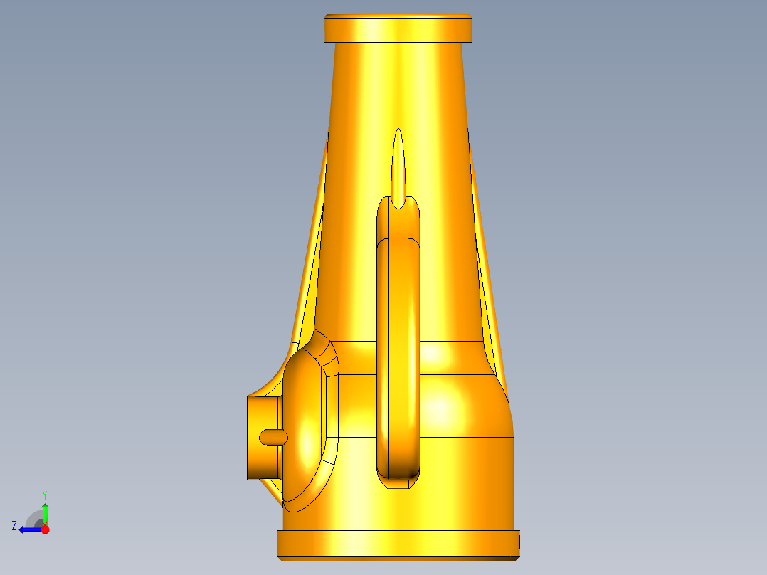 UG千斤顶模型右视图