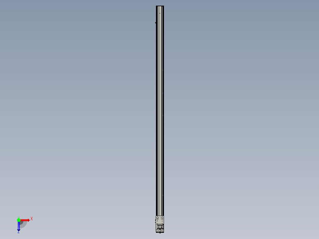 东锦齿条传动DH136G-S3650-BU-减速机+P400W俯视图