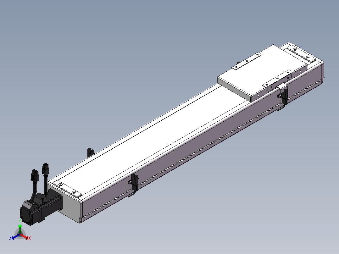 精密模组MC100-L05-450-BC-M10-C4正等轴测图