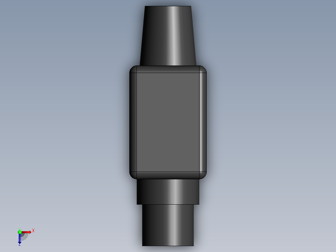 plug-6pin-minidin俯视图