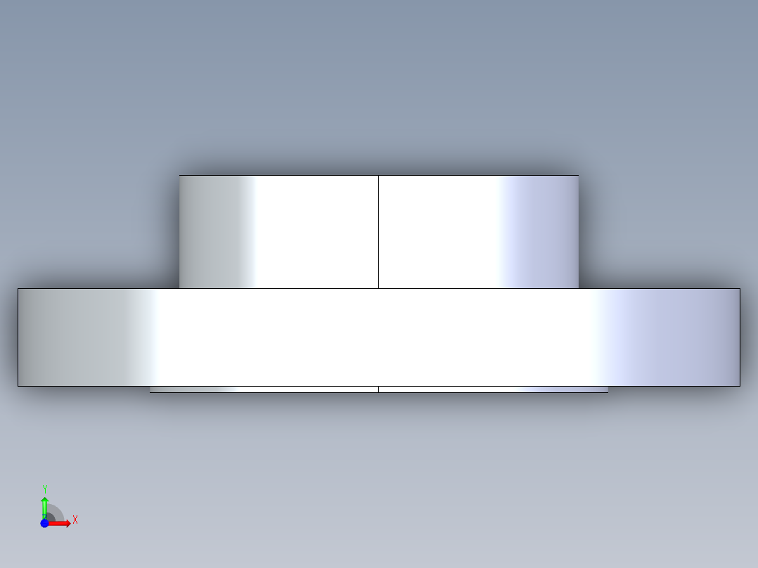 CPVC管件26-Sch80_Flange Vanstone_SOC_9854-030_3in前视图