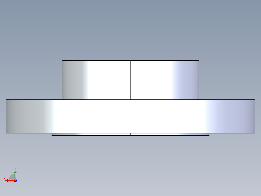 CPVC管件26-Sch80_Flange Vanstone_SOC_9854-030_3in后视图