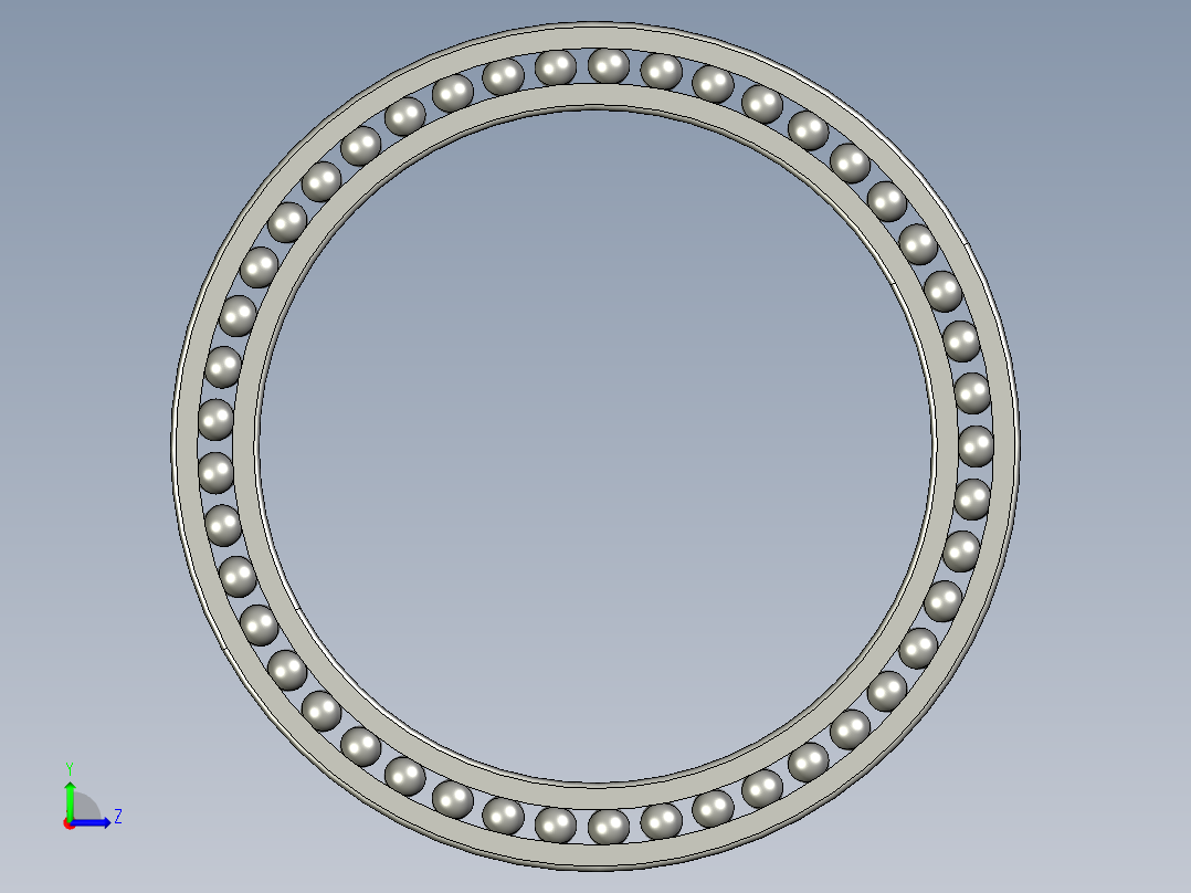 深沟球轴承61838左视图