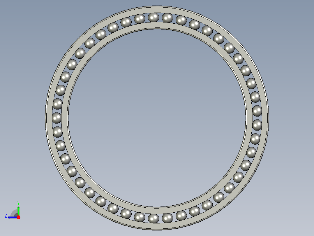深沟球轴承61838右视图