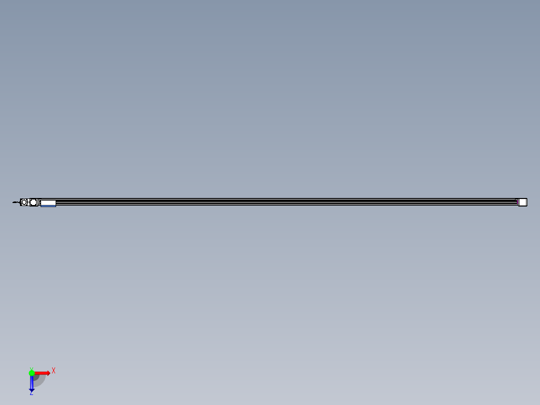 威洛博LB.GB同步带传动--欧规系列GB8-L96-S5450-BL-P75俯视图