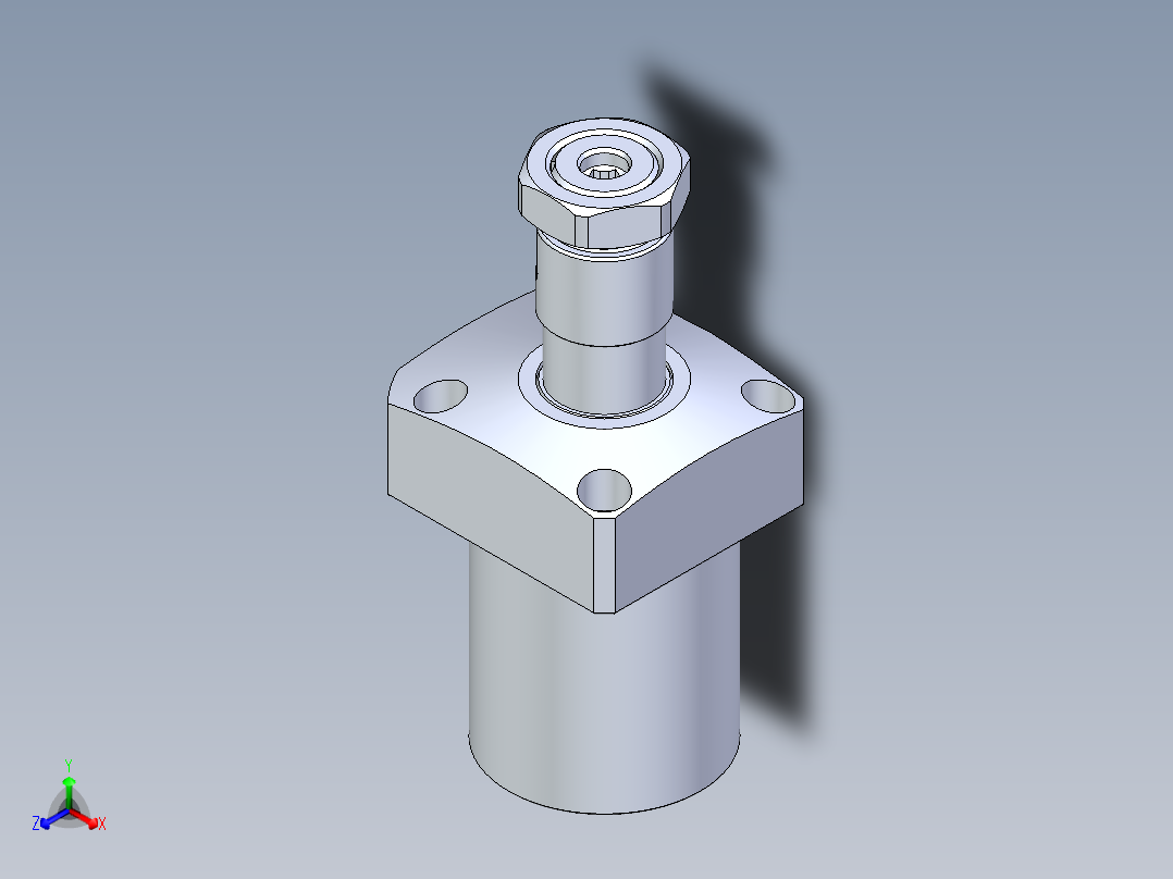 KOSMEKLHA0550-GR-Y45多系列多零件图纸模型正等轴测图